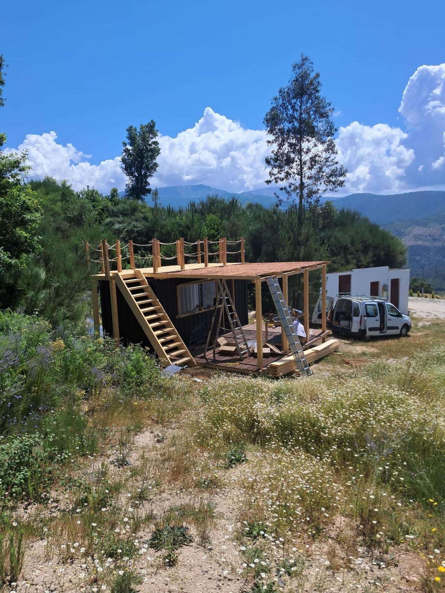 Villa Monkey Tiny Barnhouse With Amazing Views! à Folhadosa Extérieur photo